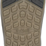 ThirtyTwo Lashed Double BOA X Volcom Snowboard Boot 2025 - A black snowboard boot with a white logo on the side and a silver buckle.