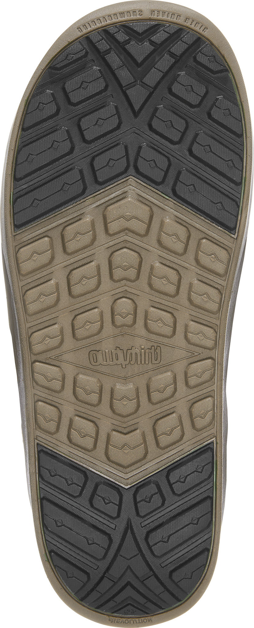 ThirtyTwo Lashed Double BOA X Volcom Snowboard Boot 2025 - A black snowboard boot with a white logo on the side and a silver buckle.