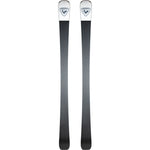 Rossignol Experience 86 Basalt Skis 2024 - A pair of skis with a white top and black bottom, featuring a distinctive basalt pattern on the sides.