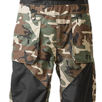 ThirtyTwo Basement Shell Bib Pant 2024 - Black bib pant with white logo on left leg and orange accents.