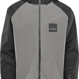 ThirtyTwo Gateway Shell Jacket 2025 - A black jacket with a hood, featuring a zippered front and adjustable cuffs.