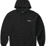 ThirtyTwo Vizz Hoodie 2025 - A black hoodie with a white logo on the chest and a small tag on the bottom left corner.