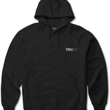 ThirtyTwo Vizz Hoodie 2025 - A black hoodie with a white logo on the chest and a small tag on the bottom left corner.