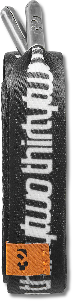 ThirtyTwo Lace Up Belt 2025 - Black belt with silver buckle.