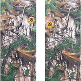 Stance x Realtree Kid's Xtra Crew Sock 2023 - Camo pattern with green, brown, and tan hues on a white background.