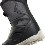 ThirtyTwo Women's STW Double BOA Snowboard Boot 2024 - Black snowboard boots with a textured pattern on the toe and heel areas.
