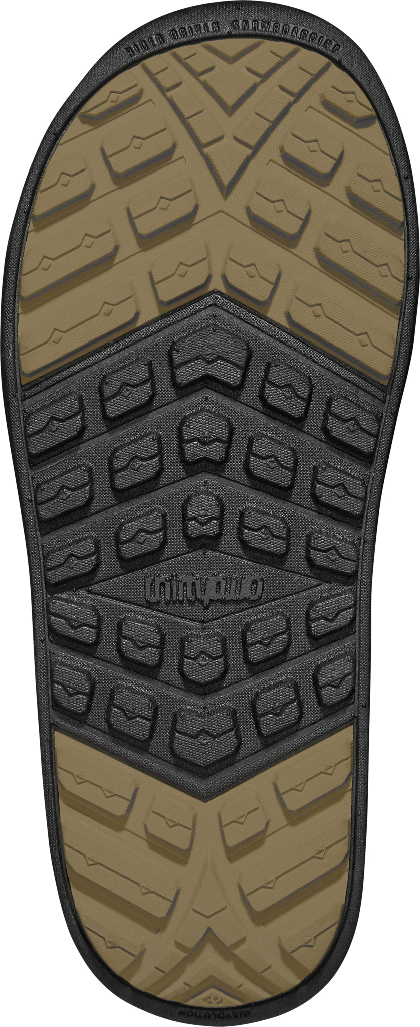 ThirtyTwo Women's Lashed Snowboard Boot 2025 - A tan snowboard boot with a black strap and buckle on the side.