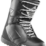 ThirtyTwo Women's Lashed Snowboard Boot 2025 - A black snowboard boot with a white logo on the side and laces.