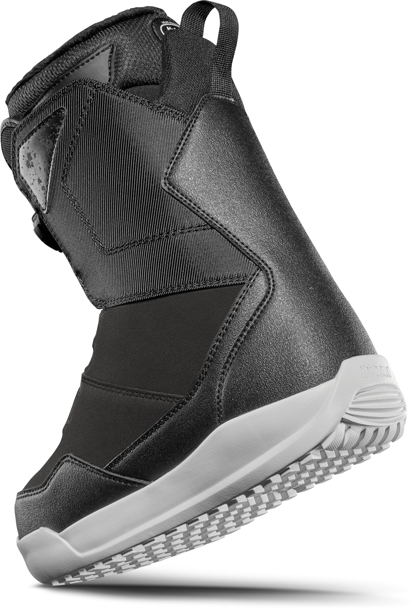 ThirtyTwo Women's Shifty BOA Snowboard Boot 2025 - Black snowboard boot with a textured pattern on the toe and heel areas.