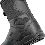 ThirtyTwo Women's STW Double Boa Snowboard Boot 2025 - Black snowboard boots with a textured pattern on the toe and heel areas.