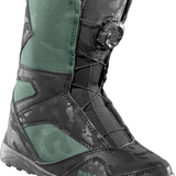 ThirtyTwo Junior's BOA Snowboard Boot 2025 - A black snowboard boot with a green logo on the side and a silver BOA dial.