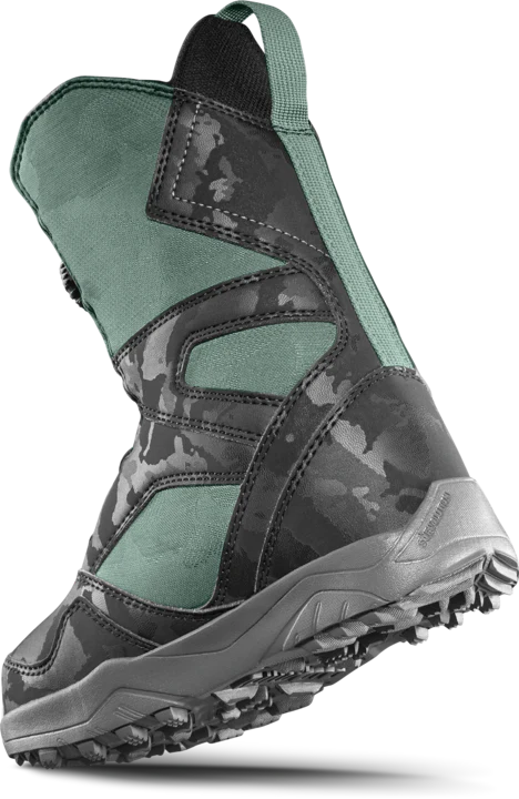 ThirtyTwo Junior's BOA Snowboard Boot 2025 - A black snowboard boot with a white logo on the side.