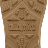 ThirtyTwo Junior's Lashed BOA X Fava Snowboard Boot 2025 - A tan snowboard boot with a textured rubber outsole and a white logo on the side.