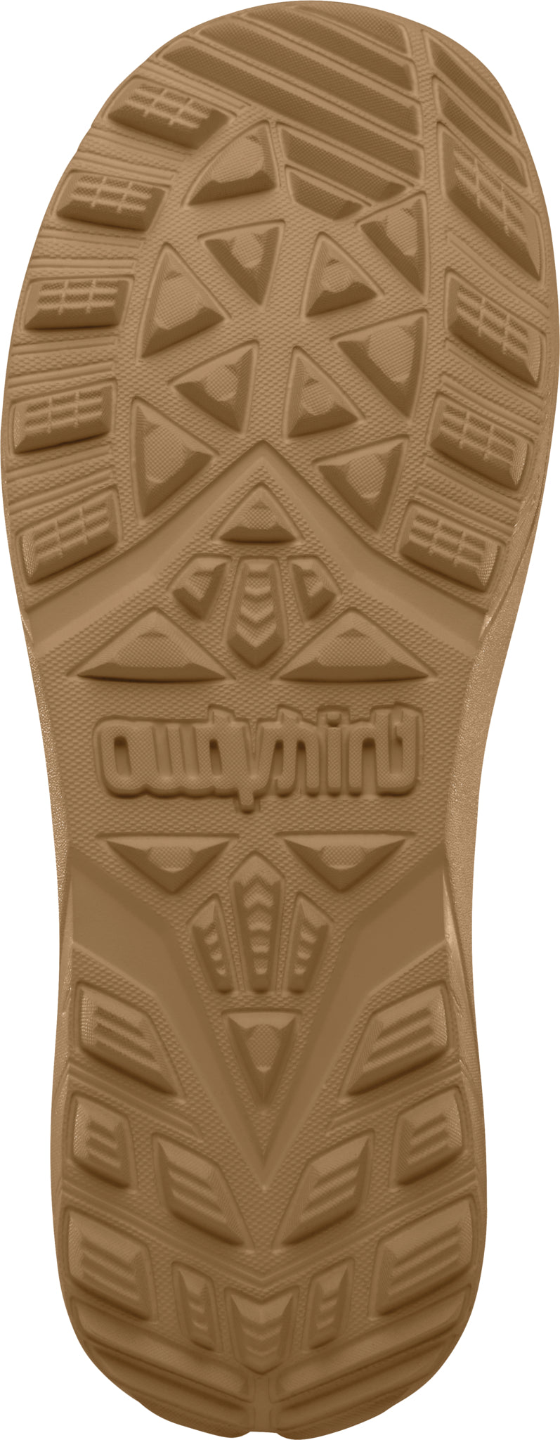ThirtyTwo Junior's Lashed BOA X Fava Snowboard Boot 2025 - A tan snowboard boot with a textured rubber outsole and a white logo on the side.