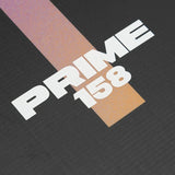 Nitro Prime Chroma Cam-Out Snowboard 2025 - A snowboard with a predominantly black base and a vibrant, multicolored camo pattern on top.