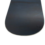 Nitro Women's Mystique Snowboard 2025 - A black snowboard with a subtle, repeating pattern of small white dots and thin, horizontal stripes.