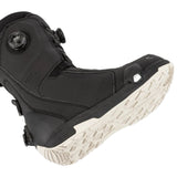 Nitro Darkseid Step On BOA Snowboard Boot 2025 - Black snowboard boot with a sleek, modern design and silver hardware accents.