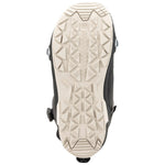 Nitro Darkseid Step On BOA Snowboard Boot 2025 - Black snowboard boot with silver hardware and a textured rubber outsole.