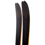 Dynafit - Tigard 107 Flat Ski 2025 with a black base and orange accents on the edges.