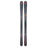 Blizzard Anomaly 88 Skis 2025 - Black skis with orange accents and a distinctive wavy pattern on top.