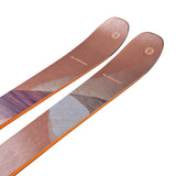 Blizzard Women's Black Pearl 94 Skis 2026 - A pair of skis with a black and white color scheme, featuring a distinctive pearlescent sheen on the top sheet.