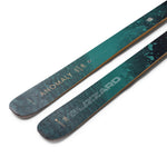 Blizzard Anomaly 94 Skis 2026 - A pair of skis with a dark green base color and subtle white marbling pattern.