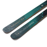 Blizzard Anomaly 94 Skis 2026 - A pair of skis with a dark green base color and subtle white marbling pattern.