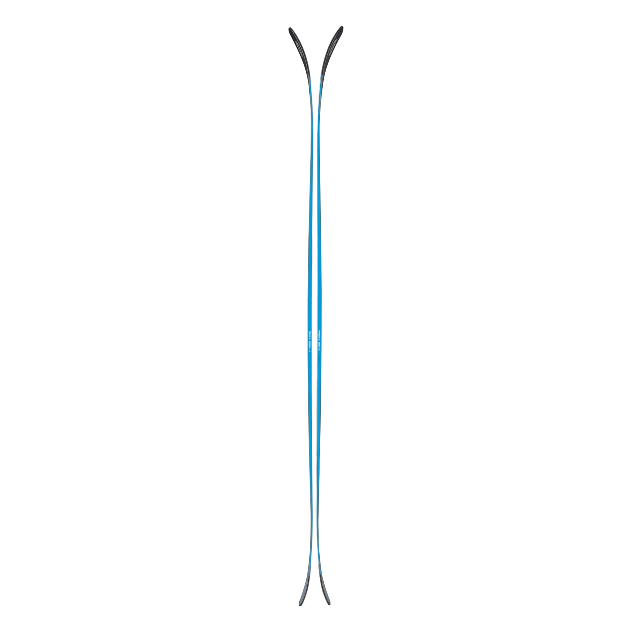 Blizzard Rustler 10 Skis 2026 - A pair of skis with a sleek, modern design and a subtle blue hue.