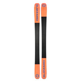 Blizzard Rustler 10 Skis 2026 - A pair of skis with a black base and orange tops, featuring the word "BLIZZARD" in blue letters on top.