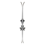 Blizzard Rustler 9 Skis 2026 - A pair of skis with a sleek, silver-gray color and subtle black accents on the bindings.