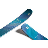Blizzard Women's Sheeva 9 Skis 2026 - A pair of skis with a blue-green gradient color scheme and white lettering that reads "SHEEVA" on the tip.