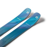 Blizzard Women's Sheeva 9 Skis 2026 - A pair of skis with a blue and purple gradient color scheme, featuring a distinctive white logo on the tip.