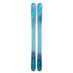 Blizzard Women's Sheeva 9 Skis 2026 - A pair of skis with a blue-green color scheme and purple accents, featuring a distinctive pattern on the top sheet.