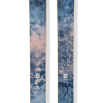 Blizzard Anomaly 88 skis in blue with white tips and orange graphics