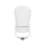 Union Women's Juliet Snowboard Bindings 2025 - A white snowboard binding with a textured top plate and rose gold buckles.