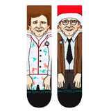 Stance Griswold Crew Sock 2025 - A pair of crew socks featuring Clark Griswold from the movie National Lampoon's Christmas Vacation.