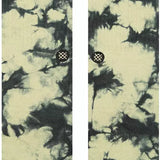 Stance Well Worn Crew Sock 2024 - A pair of crew socks with a subtle, faded design in shades of gray and white.