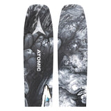 Atomic Bent Chetler 100 Skis 2025 - Black skis with a white logo and blue accents on the tip.