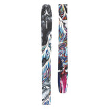 Atomic Bent Chetler 100 Skis 2025 - A black and white ski with a gray mountain graphic on top, featuring a white star logo at the tip.