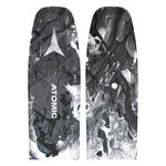 Atomic Bent Chetler 120 Skis 2025 - Black skis with white and blue accents, featuring a distinctive "Bent Chetler" logo on top.