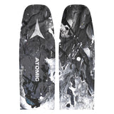 Atomic Bent Chetler 120 Skis 2025 - Black skis with white and blue accents, featuring a distinctive "Bent Chetler" logo on top.