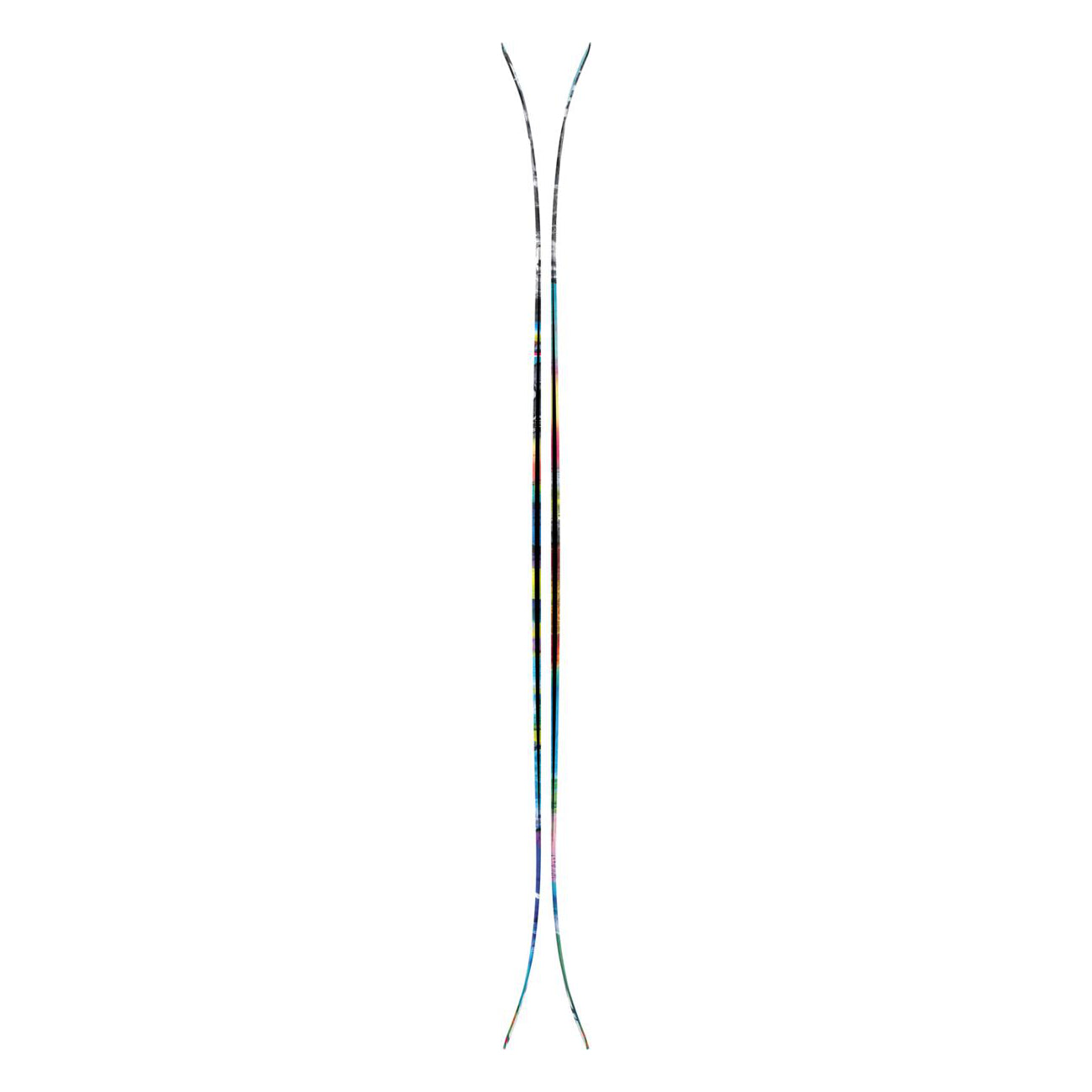 Atomic Bent Chetler 120 Skis 2025 - A pair of skis with a black base and white accents, featuring a distinctive red stripe on the top sheet.
