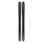 Atomic Maverick 105 CTI Skis 2025 - A pair of black skis with a subtle white pattern and a distinctive orange logo on the tip.