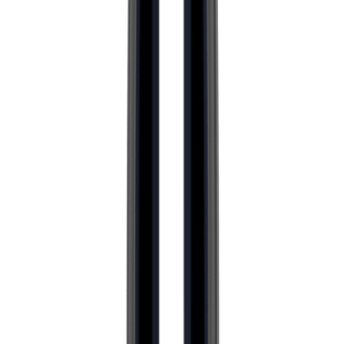 Women’s Maven 88 CTI skis, black side profile with thin graphic striping.