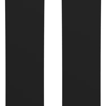 Atomic Bent Chetler 100 skis with red and black RATOMIC stripe graphic, top view