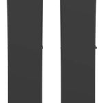 Atomic Women's Maven 84 with M10 GW Bindings - A black snowboard with a subtle white pattern and a sleek, modern design.