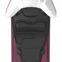 Junior Atomic Maven ski in berry purple with C5 GW binding