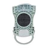 Arbor Women's Acacia Snowboard Binding 2025 - A light blue snowboard binding with a circular logo on the top strap and a textured pattern on the baseplate.