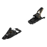 Atomic Shift² 10 MN Ski Bindings 2025 - Black bindings with gold lettering and logos on a white background.