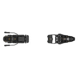Atomic Shift² 10 MN Ski Bindings 2025 - Black bindings with gold lettering on top plate and black plastic hardware.
